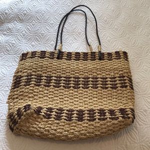 Vintage 1970 basket bag